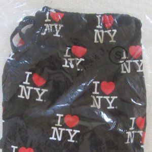 New in Pkg I Love New York Novelty Cotton Drawstring Men's Boxer Shorts Size S